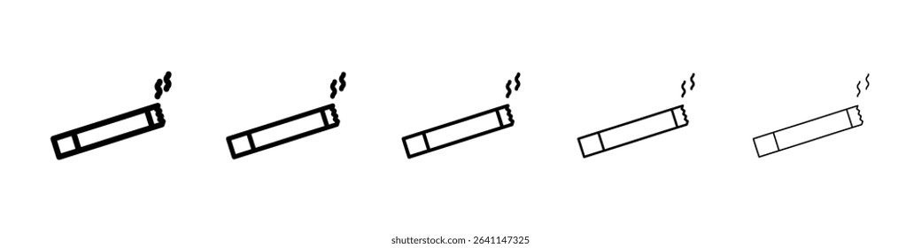 Cigarette icon concept. graphic design, logo, Web, UI.