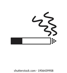 cigarette icon design, isolated on white background