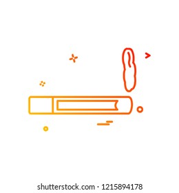 Cigarette icon design vector