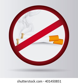 Cigarette icon design , vector illustration