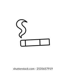 cigarette icon Flat logo isolated symbol