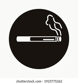 Cigarette icon graphic design vector illustration