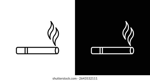 Ícone de cigarro. ícone do vetor Design Gráfico. Ícones Ui Ux