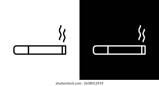 Cigarette icon Graphic vector set for ui design