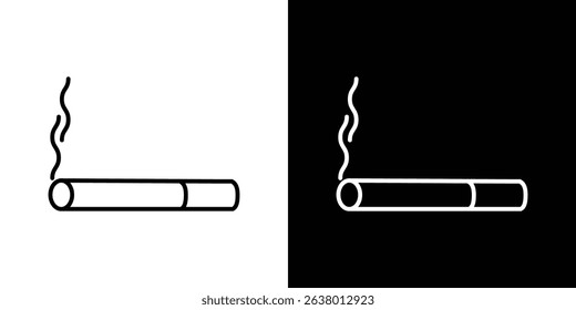 Cigarette icon Graphic vector set for ui design