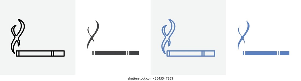 cigarette icon Group symbol or sign vector