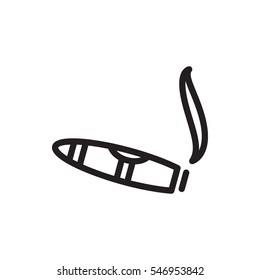 cigarette icon illustration isolated vector sign symbol
