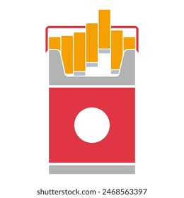 Cigarette icon logo design template