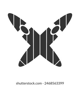 Cigarette icon logo design template