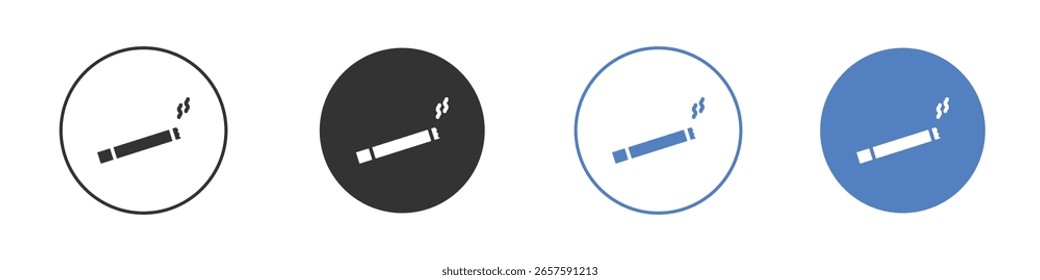 Logo-Grafikdesigns für Zigarettensymbole