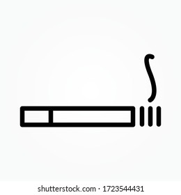 cigarette icon or logo isolated sign symbol vector illustration - high quality black style vector icons