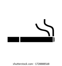 cigarette icon or logo isolated sign symbol vector illustration - high quality black style vector icons
