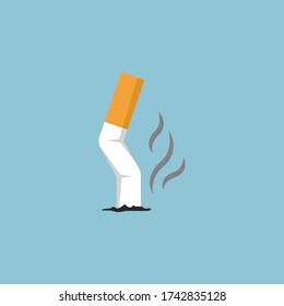 Cigarette icon. Logo vector illustration.