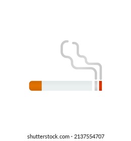 cigarette icon on a white background, vector illustration