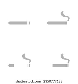 cigarette icon on a white background, vector illustration
