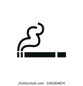 Cigarette icon sign vector illustration