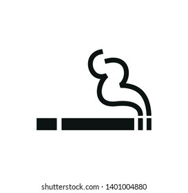 Cigarette icon sign vector illustration
