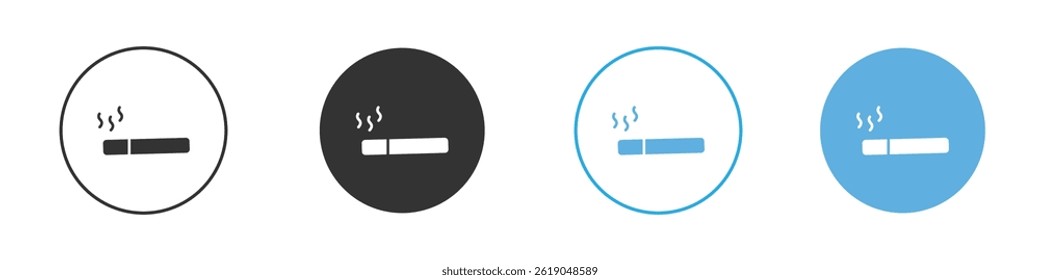 Ícone de cigarro ícone simples vetor plano ícone pack