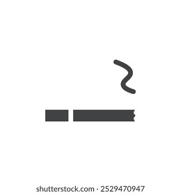 Cigarette icon simple vector symbol