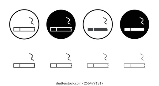 Cigarette icon simple vector symbol