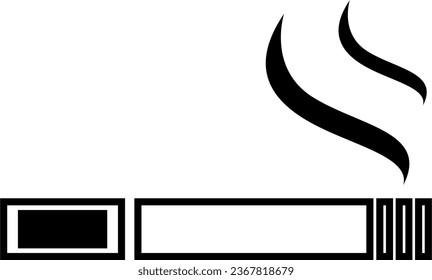 Cigarette Icon, Cigarette Smoking Icon