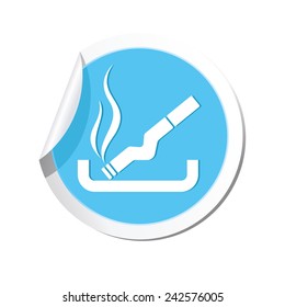 Cigarette icon. Smoking sign.