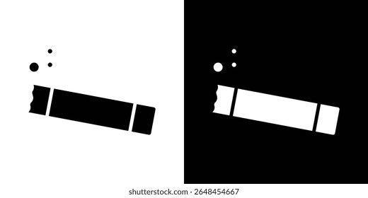 Coleção de símbolos de ícone de cigarro. Ilustração de stock de vetor plano.