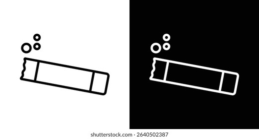 Cigarette icon symbol concept for graphic design, Website, UI. EPS