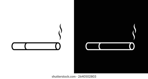 Cigarette icon symbol concept for graphic design, Website, UI. EPS