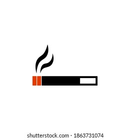 cigarette icon symbol vector on white background