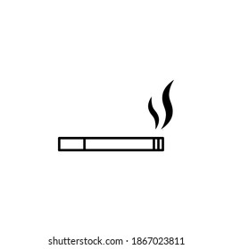 cigarette icon symbol vector on white background