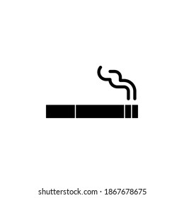 Cigarette icon symbol vector on white background