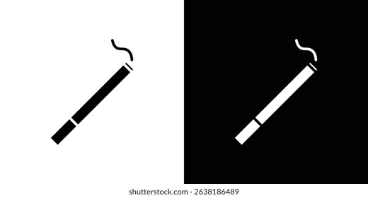 Cigarette icon symbols. Vector illustration.