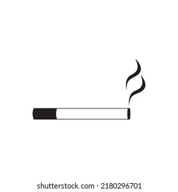 Cigarette icon template free vector design 