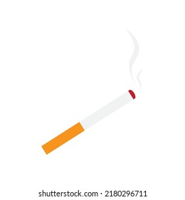 Cigarette icon template free vector design 