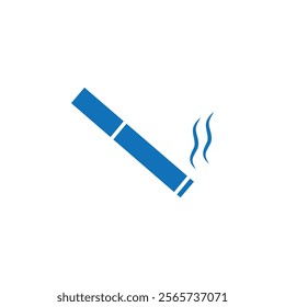 Cigarette icon Thin line illustration set