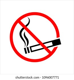 Cigarette Icon, Cigarette Vector Art Illustration