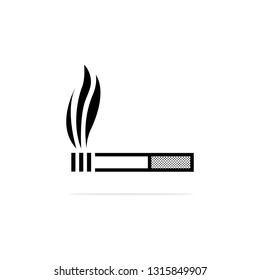 cigarette Icon. Vector concept illustration for design.