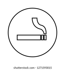 Cigarette icon. Vector Illustration