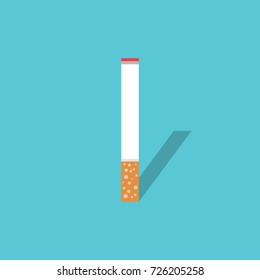 Cigarette icon. Vector illustration.