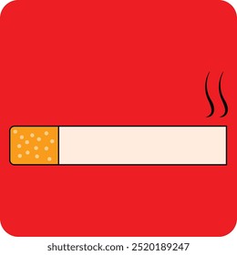 cigarette icon vector illustration art.