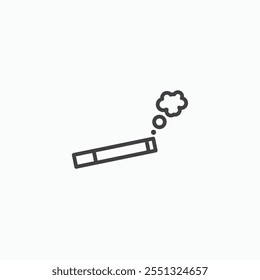 Cigarette icon vector illustration. EPS10