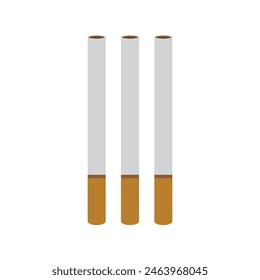 diseño de símbolo de Ilustración vectorial de ícono de cigarrillo