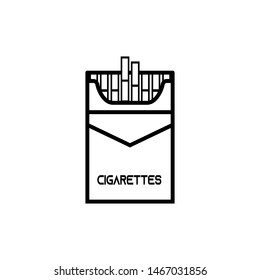 Cigarette icon vector symbol illustration