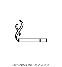 cigarette icon vector symbol isolated