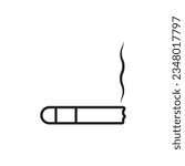 cigarette icon vector template illustration logo design