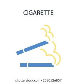 cigarette icon. vector.Editable stroke.linear style sign for use web design,logo.Symbol illustration.