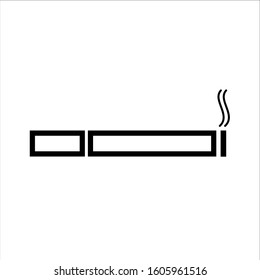 Cigarette icon with a white background
