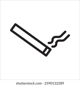 cigarette icon with white background