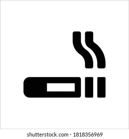 Cigarette icon,smoke area icon vector logo template